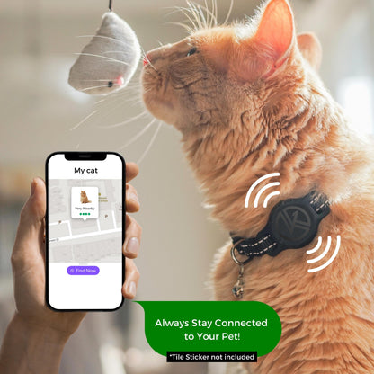 Tile Sticker Holder Cat Tracking Collar