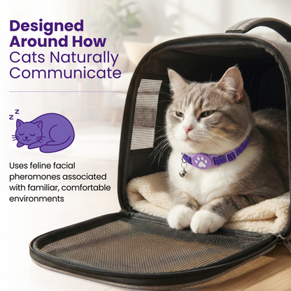 Breakaway Calming Collar for Sensitive Cats - Unscented Formula