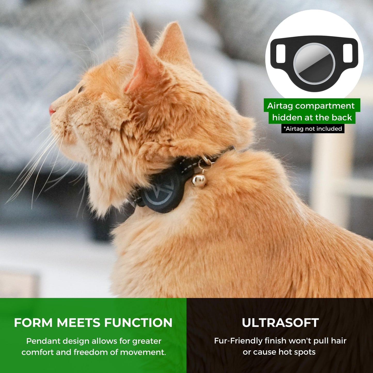 Airtag Holder Cat Tracking Collar